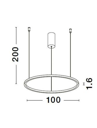 NOVA LUCE závěsné svítidlo TARQUIN broušený zlatý hliník a akryl LED 58W 230V 3000K IP20 stmívatelné 9345610