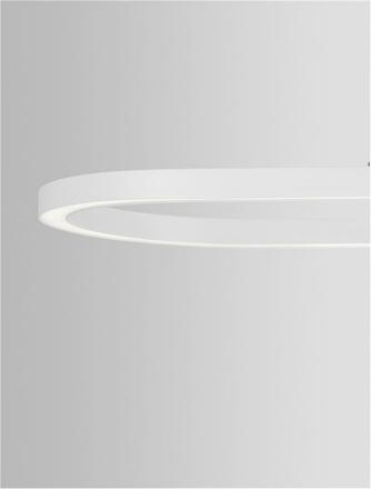 NOVA LUCE závěsné svítidlo CUPPE bílý hliník a akryl LED 58W 230V 3000K IP20 stmívatelné 9345625