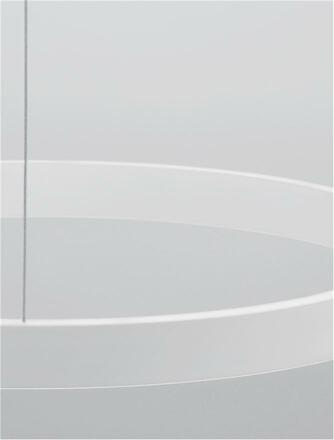 NOVA LUCE závěsné svítidlo ELOWEN bílý hliník a silikon LED 60W 3000K stmívatelné 9345659
