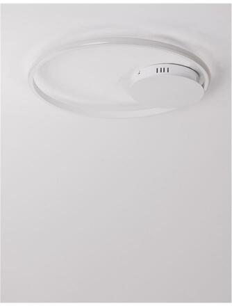 NOVA LUCE stropní svítidlo FULINE bílý hliník a akryl LED 32W 230V 3000K IP20 stmívatelné 9348072