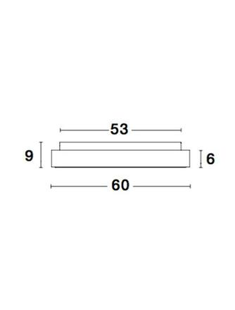 NOVA LUCE stropní svítidlo RANDO THIN černý hliník a akryl LED 50W 230V 4000K IP20 stmívatelné 9353851