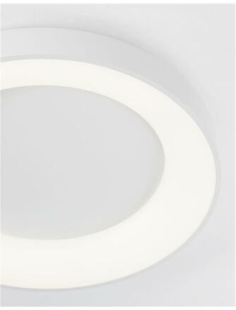 NOVA LUCE stropní svítidlo RANDO THIN bílý hliník a akryl LED 50W 230V 3000K IP20 stmívatelné 9353852