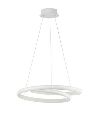 NOVA LUCE závěsné svítidlo MALVI bílý hliník a akryl LED 32W 230V 3000K IP20 9357041