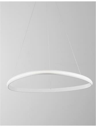 NOVA LUCE závěsné svítidlo ARIES bílý hliník a akryl LED 32W 230V 3000K IP20 stmívatelné 9357062