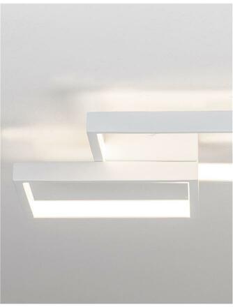 NOVA LUCE stropní svítidlo PORTO bílá ocel hliník a akryl LED 19W 230V 3000K IP20 9364038