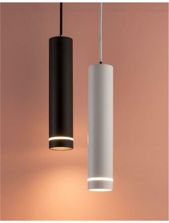 Nova Luce Svítidlo Esca s dekorativním kroužkem a bočním svícením - max. 10 W, GU10, černá NV 9387003