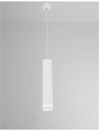 Nova Luce Svítidlo Esca s dekorativním kroužkem a bočním svícením - max. 10 W, GU10, bílá NV 9387004
