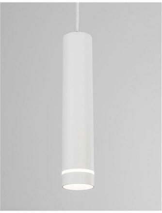 Nova Luce Svítidlo Esca s dekorativním kroužkem a bočním svícením - max. 10 W, GU10, bílá NV 9387004