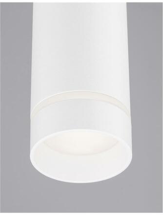 Nova Luce Svítidlo Esca s dekorativním kroužkem a bočním svícením - max. 10 W, GU10, bílá NV 9387004
