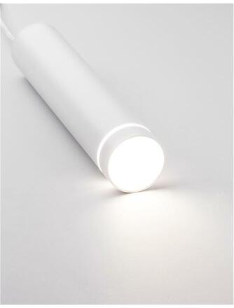Nova Luce Svítidlo Esca s dekorativním kroužkem a bočním svícením - max. 10 W, GU10, bílá NV 9387004