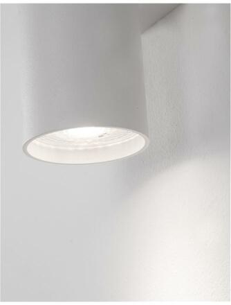 Nova Luce Interiérové nástěnné světlo Nosa - 2 x 10 W, GU10, 56 x 180 mm, bílá NV 9450881