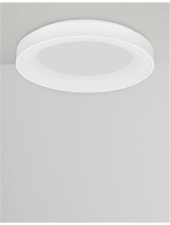 NOVA LUCE stropní svítidlo RANDO SMART bílý hliník a akryl LED 50W 230V 3000K - 4000K IP20 Tuya stmívatelné 9453041