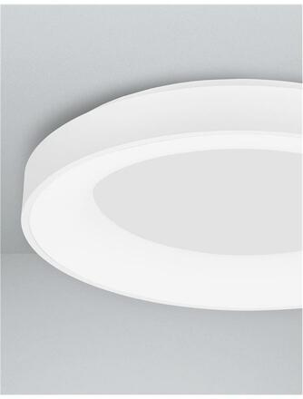 NOVA LUCE stropní svítidlo RANDO SMART bílý hliník a akryl LED 50W 230V 3000K - 4000K IP20 Tuya stmívatelné 9453041