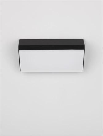 NOVA LUCE venkovní nástěnné svítidlo ZENON antracitový hliník a matný akryl LED 10W 3000K 220-240V 114st. IP65 9492610