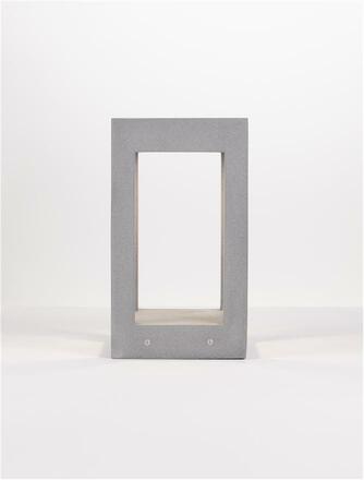 NOVA LUCE venkovní sloupkové svítidlo BEV šedý beton skleněný difuzor LED 5W 3000K 120-230V IP65 9540215