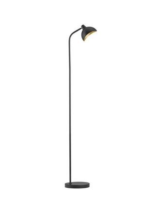 NOVA LUCE stojací lampa GEETI matná černá a zlatý kov E14 1x5W IP20 bez žárovky 9555809