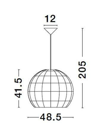 NOVA LUCE závěsné svítidlo MARLO přírodní ratan černý kabel E27 1x12W 230V IP20 bez žárovky 9586502