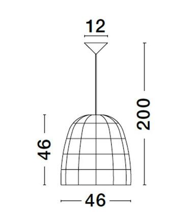 NOVA LUCE závěsné svítidlo MARLO přírodní ratan černý kabel E27 1x12W 230V IP20 bez žárovky 9586504