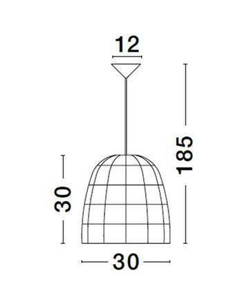 NOVA LUCE závěsné svítidlo MARLO přírodní ratan černý kabel E27 1x12W 230V IP20 bez žárovky 9586505