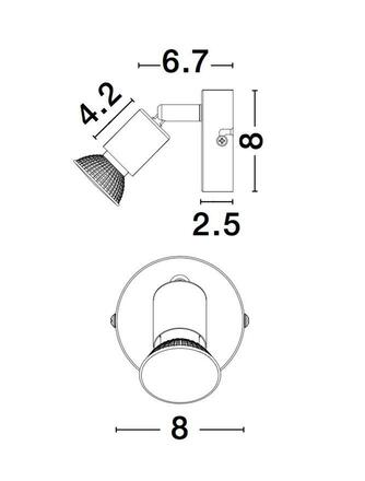 NOVA LUCE bodové svítidlo LUP saténový černý kov GU10 1x5W 230V IP20 bez žárovky 960005