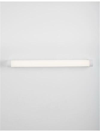 NOVA LUCE nástěnné svítidlo NOOR bílý akryl LED 15W 230V 3000K IP44 9600461