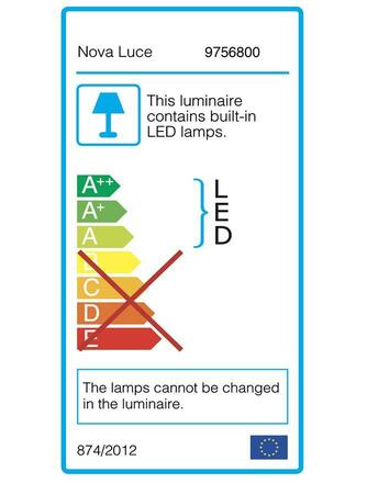 Nova Luce Venkovní moderní lampa PAX - LED 9 W, 800x120x135 mm NV 9756800