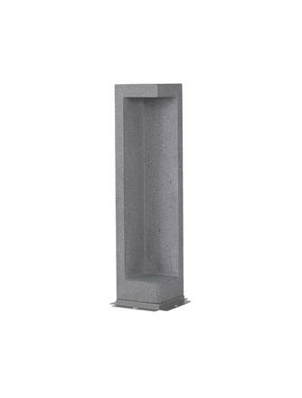 NOVA LUCE venkovní sloupkové svítidlo GRANTE šedý beton a hliník LED 5W 3000K 220-240V IP65 9790021