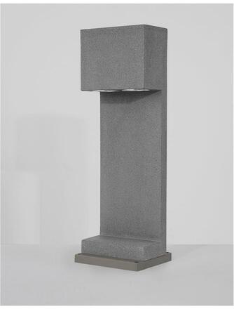 NOVA LUCE venkovní sloupkové svítidlo GRANTE šedý beton a hliník GU10 2x10W 100-240V bez žárovky IP65 9790022