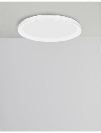 NOVA LUCE stropní svítidlo PERTINO černý hliník a akryl LED 30W 230V 3000K IP20 stmívatelné 9853671