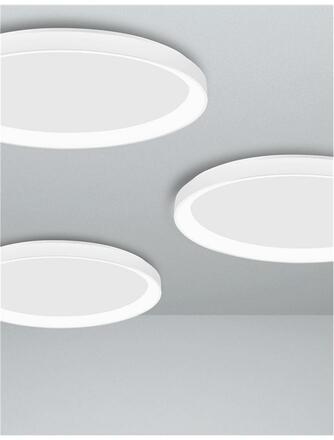 NOVA LUCE stropní svítidlo PERTINO černý hliník a akryl LED 30W 230V 3000K IP20 stmívatelné 9853671