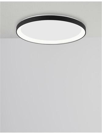 NOVA LUCE stropní svítidlo PERTINO bílý hliník a akryl LED 30W 230V 3000K IP20 stmívatelné 9853672