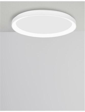 NOVA LUCE stropní svítidlo PERTINO černý hliník a akryl LED 38W 230V 3000K IP20 stmívatelné 9853673