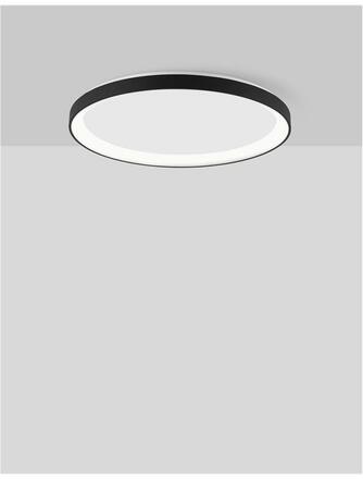 NOVA LUCE stropní svítidlo PERTINO bílý hliník a akryl LED 38W 230V 3000K IP20 stmívatelné 9853674