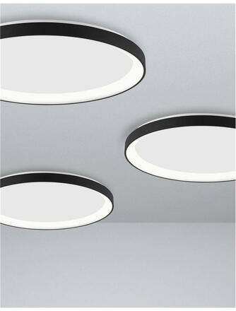 NOVA LUCE stropní svítidlo PERTINO bílý hliník a akryl LED 38W 230V 3000K IP20 stmívatelné 9853674