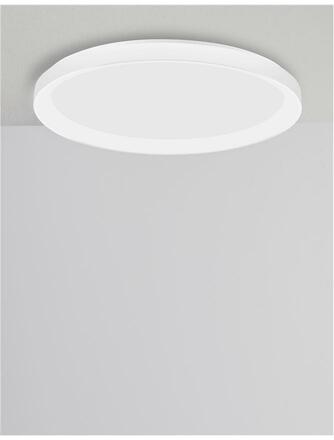 NOVA LUCE stropní svítidlo PERTINO černý hliník a akryl LED 48W 230V 3000K IP20 stmívatelné 9853675