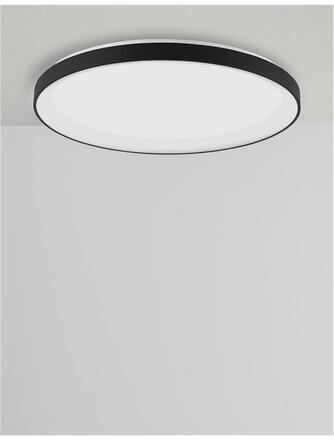 NOVA LUCE stropní svítidlo PERTINO bílý hliník a akryl LED 48W 230V 3000K IP20 stmívatelné 9853676