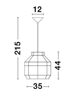NOVA LUCE závěsné svítidlo MIA přírodní ratan černý kabel E27 1x12W 230V IP20 bez žárovky 9858659