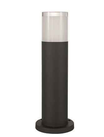 NOVA LUCE venkovní sloupkové svítidlo NOTEN černý hliník čirý a bílý akryl LED 8W 3000K 220-240V IP65 120st. IP65 9905022