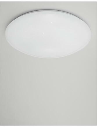 NOVA LUCE stropní svítidlo ASTERION bílý akrylový difuzor LED 2x24W 230V 3000K-4000K-5500K IP20 stmívatelné 9910020