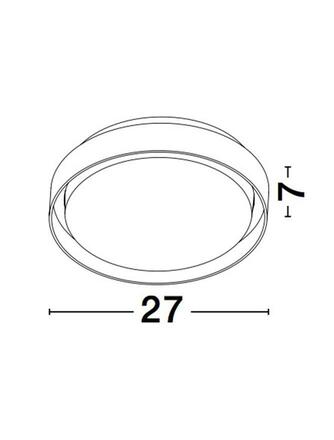 Nova Luce Venkovní stropní svítidlo OLIVER - 20 W, 1550 lm, 3000 K, bílá NV 9944602