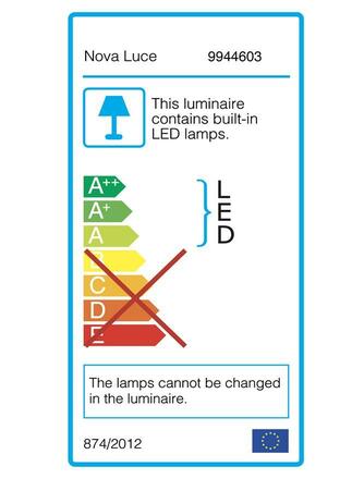 Nova Luce Venkovní stropní svítidlo OLIVER - 20 W, 1550 lm, 3000 K, černá NV 9944603