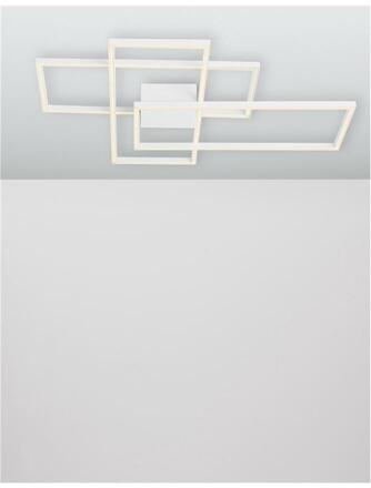 Nova Luce Moderní přisazené LED svítidlo Bilbao v několika variantách - 55 W LED, 3550 lm, 900 x 670 x 85 mm - stmívatelné NV 9977001