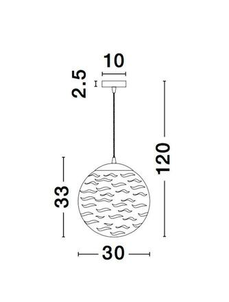 NOVA LUCE závěsné svítidlo FICATO chromovaný kov čiré sklo E27 1x12W 230V IP20 bez žárovky 9988300