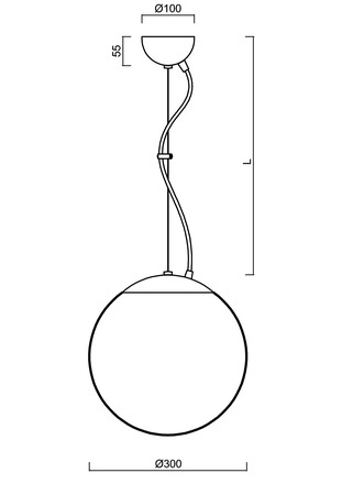 OSMONT ADR60258 ADRIA L2 závěsné skleněné svítidlo nerez leštěná / bílá IP40 3000 K 20W LED DALI