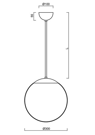 OSMONT ADR60571 ADRIA P2 závěsné skleněné svítidlo nerez broušená / bílá IP40 4000 K 20W LED DALI