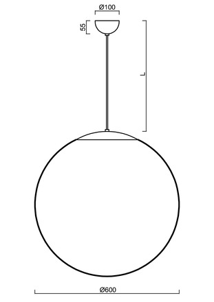 OSMONT ADR60871 ADRIA S5 závěsné skleněné svítidlo nerez leštěná / bílá IP40 4000 K 48W LED DALI