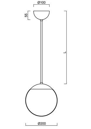 OSMONT ADR70464 ADRIA P1 závěsné skleněné svítidlo nerez broušená / bílá IP40 3000 K 9W LED DALI