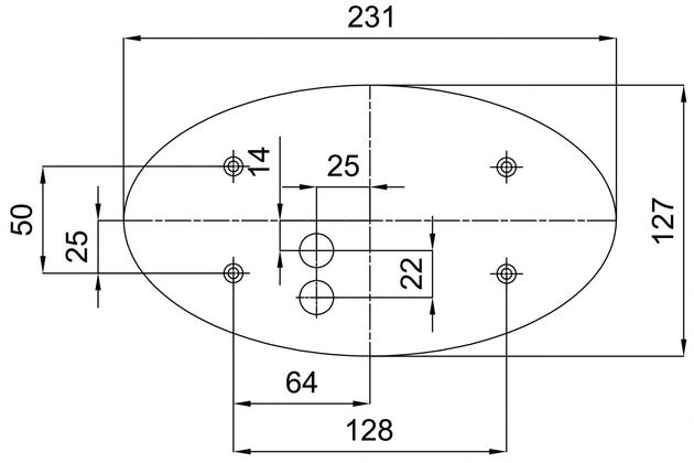 OSMONT ALM59739 ALMA 1 stropní/nástěnné skleněné svítidlo bílá IP41 4000 K 7W LED