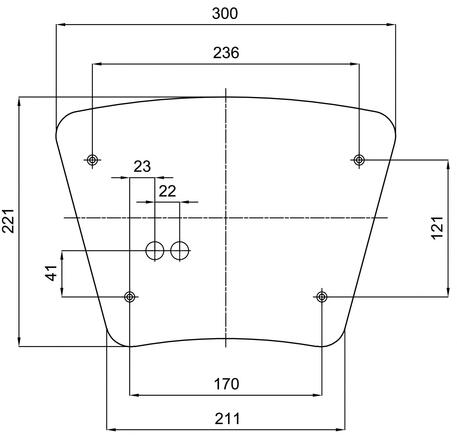 OSMONT ALT59314 ALTAIR 2 stropní/nástěnné skleněné svítidlo bílá IP41 3000 K 19W LED DALI