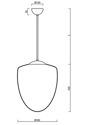 OSMONT AST60915 ASTRA P závěsné skleněné svítidlo nerez broušená / bílá IP40 4000 K 27W LED DALI